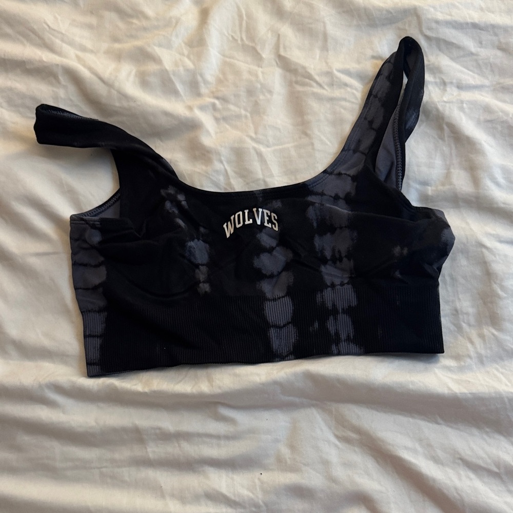 Darc Sport Black Tie-Dye Sports Bra